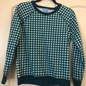 Draper James Gingham Sweatshirt